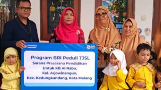 BRI Region 13 Malang Perkuat Fasilitas Pendidikan Anak di KB Al Naba