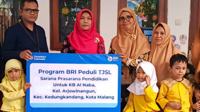 BRI Region 13 Malang Perkuat Fasilitas Pendidikan Anak di KB Al Naba